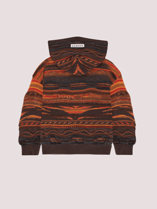 Hoodie con cappuccio "Laneus" jacquard F5LKJUKH058 /920 LANEUS KIDS 