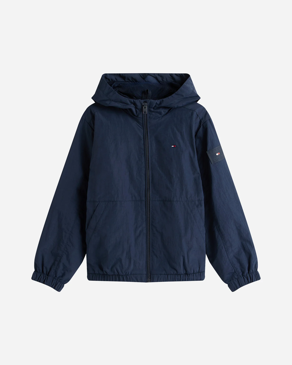 Giacca leggera con cappuccio e zip Tommy Hilfiger KB0KB09737T /C1G TOMMY HILFIGER 