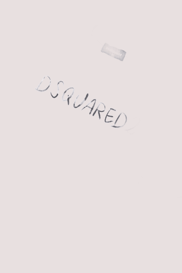 T-shirt girocollo con logo DQ3158 D0AGP /DQ100 DSQUARED2 JUNIOR 