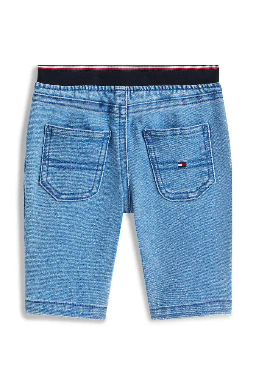 Bermuda in denim con vita elasticizzata Tommy Hilfiger KN0KN01951 /1A4 TOMMY HILFIGER 