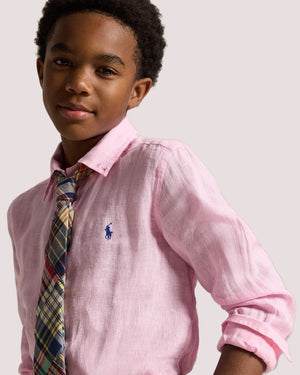 Camicia in lino 323967600 /002 POLO RALPH LAUREN 