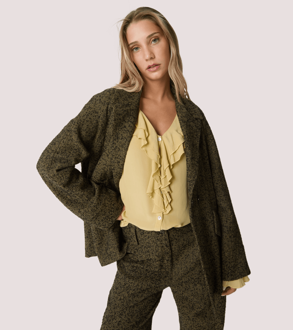 Giacca in cotone chevron 521SD35060 /529002-03 ALESSIA SANTI 