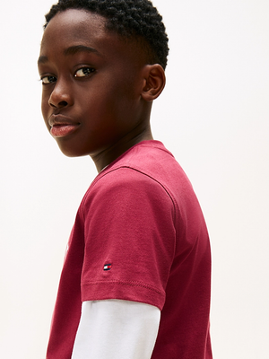 T-shirt con stampa logo Tommy Hilfiger KB0KB10051J /VK0 TOMMY HILFIGER 