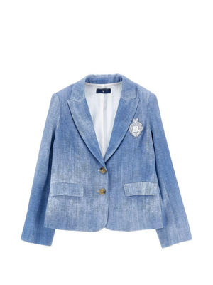 Giacca con logo ricamato Z1G101 7366 /0062 ERMANNO SCERVINO KIDS 
