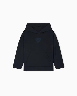 Felpa comfort fit con cappuccio in double jersey EB000835 AF16254 /UB118 EMPORIO ARMANI 