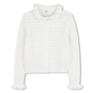 Cardigan con logo ricamato C21234 /117 CHLOE 