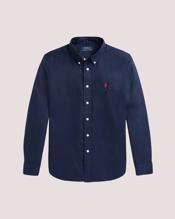 Camicia in lino 323967600 /004 POLO RALPH LAUREN 