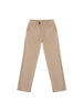 Pantaloni bambino beige in cotone stretch