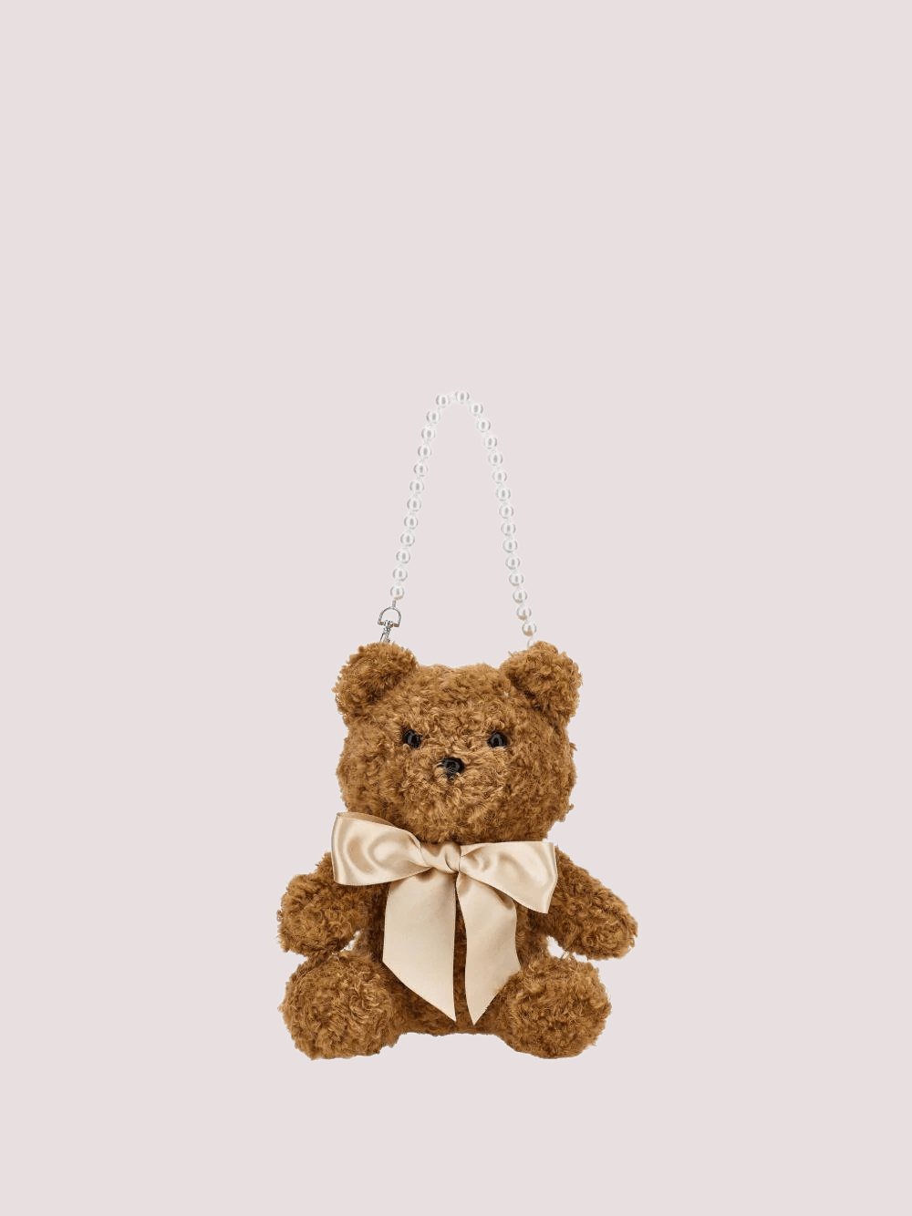 Borsa Teddy Bear per bambina Monnalisa marrone con dettaglio fiocco 19F000 6074 /0003 MONNALISA 