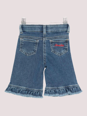 Shorts per neonata Monnalisa denim con ricamo di Minnie Mouse<BR/> 39F406 6043 /0055 MONNALISA 