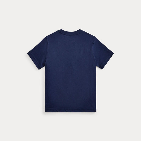 T-shirt in jersey di cotone con l'orso polo 322A12428 /001 POLO RALPH LAUREN 