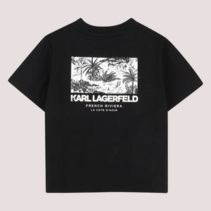 T-shirt con stampa Z31101 /09B KARL LAGERFELD 