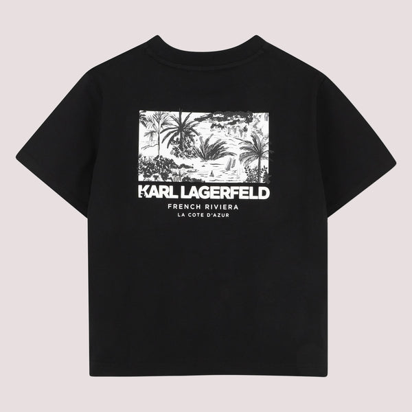 T-shirt con stampa Z31101 /09B KARL LAGERFELD 