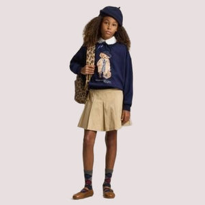 Felpa boxy in pile con orso polo 313979037 /1 RALPH LAUREN 