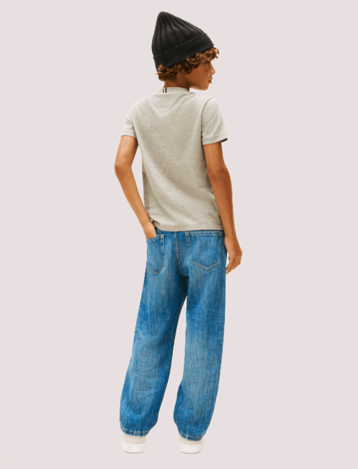 T-shirt con stampa logo Tommy Hilfiger KB0KB10055T /A1G TOMMY HILFIGER 