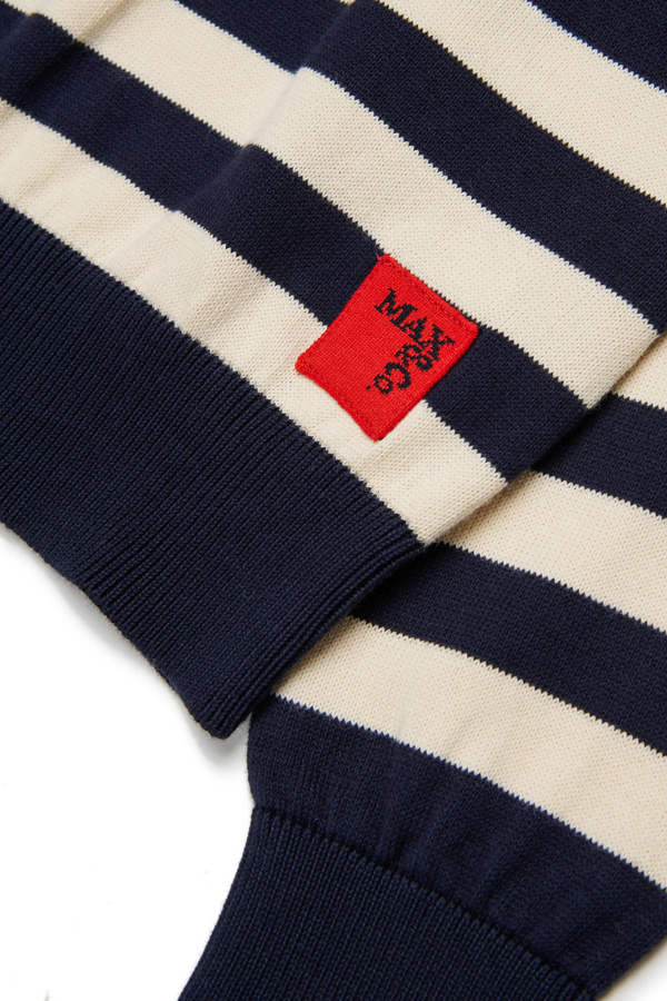 Pullover girocollo a righe con logo MX0295 MX00Y /MX854 MAX&CO KID 