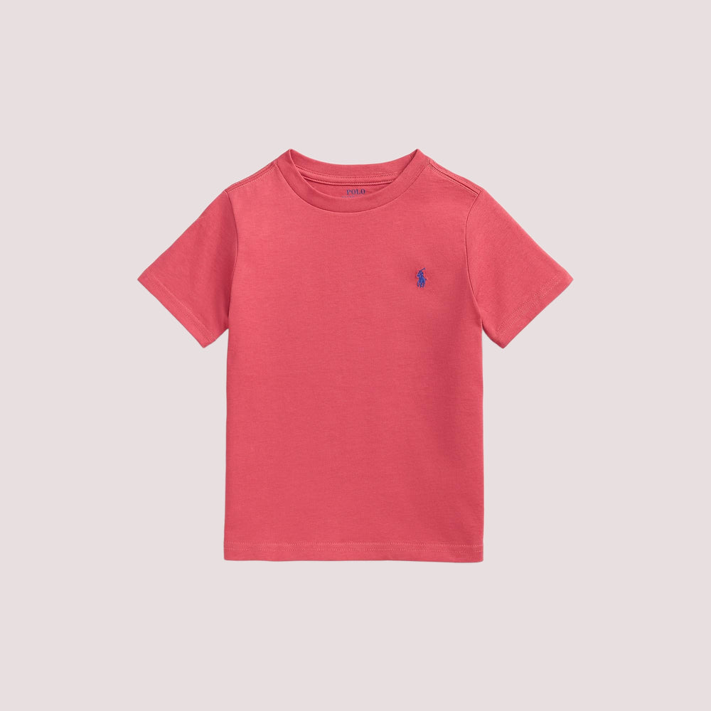 T-shirt in jersey di cotone con scollo a girocollo 322832904 /513 POLO RALPH LAUREN 