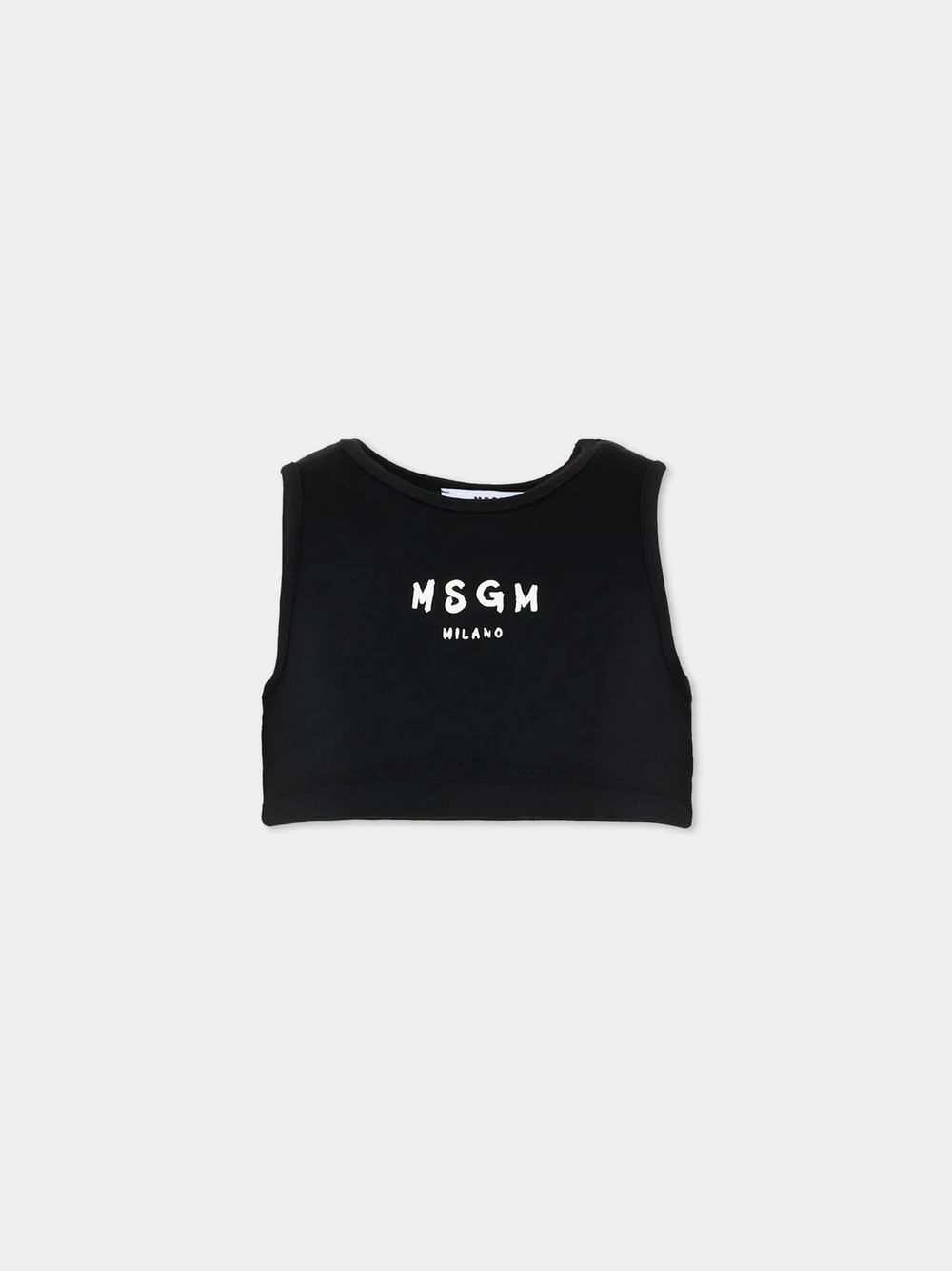 Top cropped con logo stampato S6MSJGTO011 /110/88 MSGM KIDS 