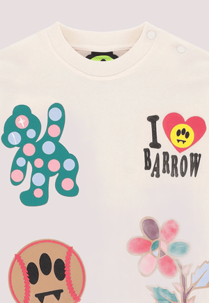 Baby set felpa e flare leggins F5BKNGSL219 /013/110 BARROW KIDS 