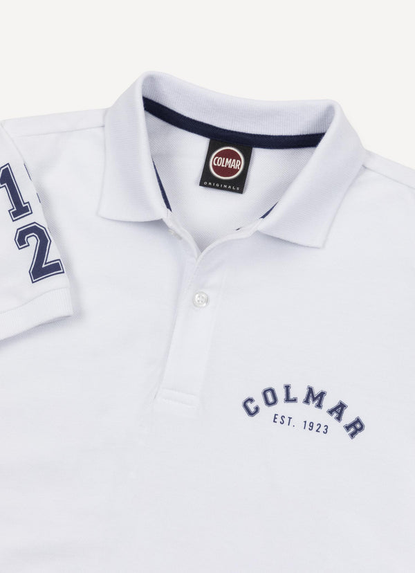 Polo logata in piqué 3518 7XH /1 COLMAR 