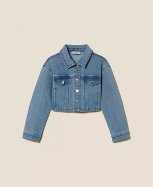 Giacca cropped in jeans 261GJ2080 /3451 TWINSET 