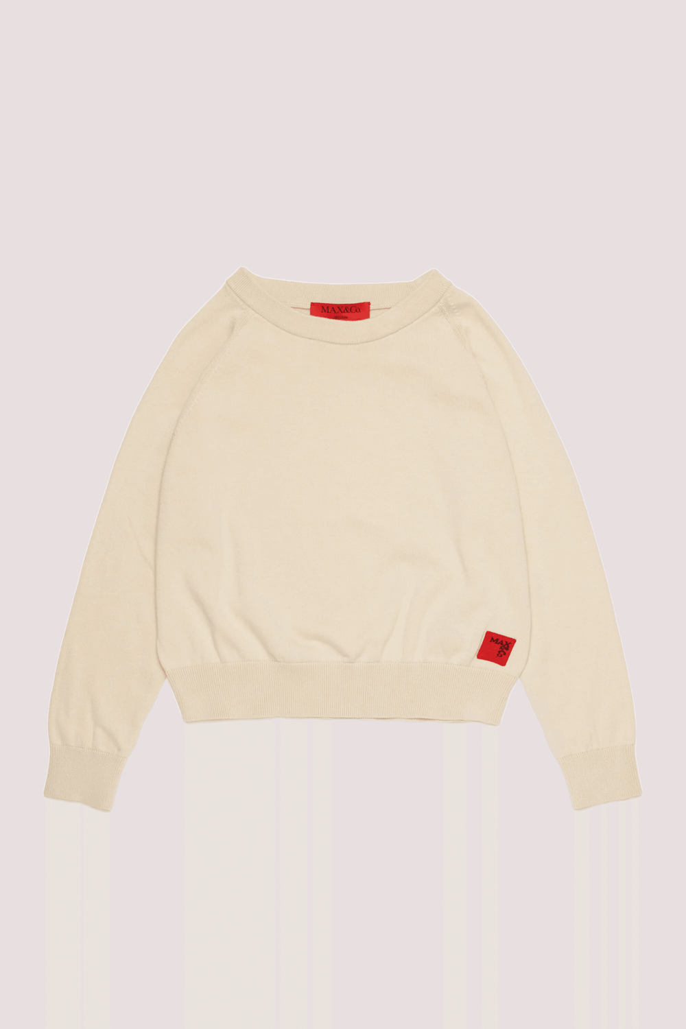 Pullover girocollo con logo MX0295 MX00X /MX105 MAX&CO KID 