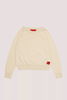 Pullover girocollo con logo