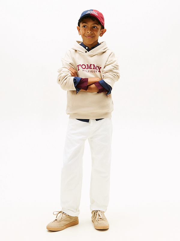 Felpa con cappuccio e logo Tommy Hilfiger KB0KB10028T /ABY TOMMY HILFIGER 