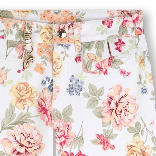 Pantalone con tema floreale C20830 /S95 CHLOE 