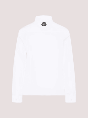 Camicia con logo ricamato S6PHJBSI248 /2 PHILIPP PLEIN JUNIOR 