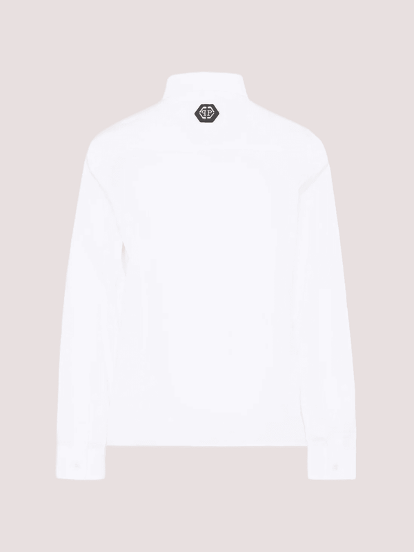 Camicia con logo ricamato S6PHJBSI248 /2 PHILIPP PLEIN JUNIOR 