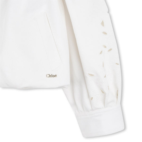 Giacca con ricami floreale C20837 /117 CHLOE 