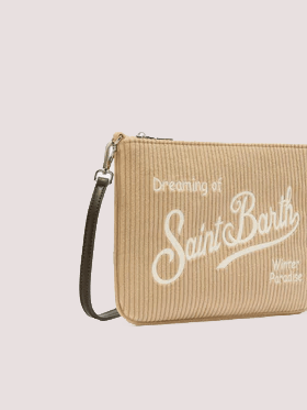 Borsa crossbody Parisienne Corduroy in velluto PAR0027 /00296I MC2 SAINT BARTH 