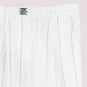 Pantalone largo a righe D62690 /Z40 DKNY 