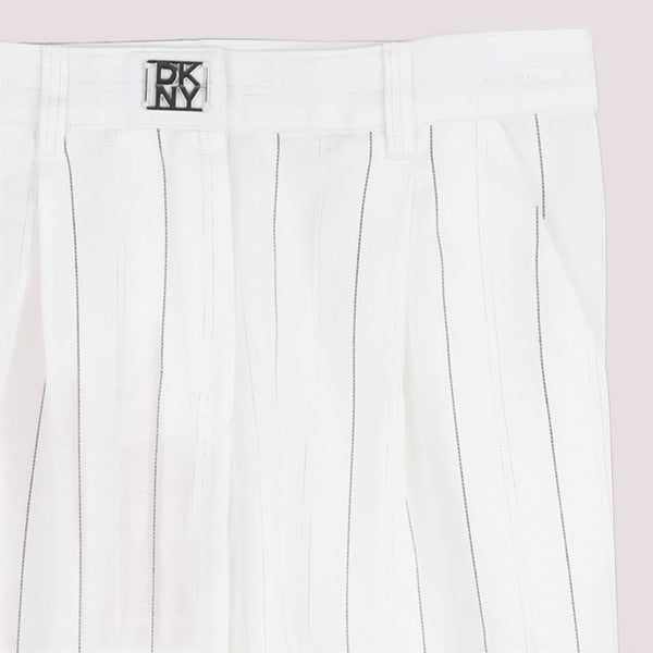 Pantalone largo a righe D62690 /Z40 DKNY 