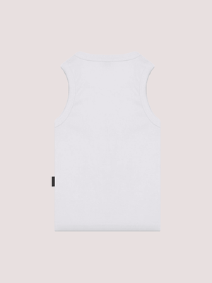 Canotta a costine con logo lounge C1GJQG571T103 /100A GCDS 