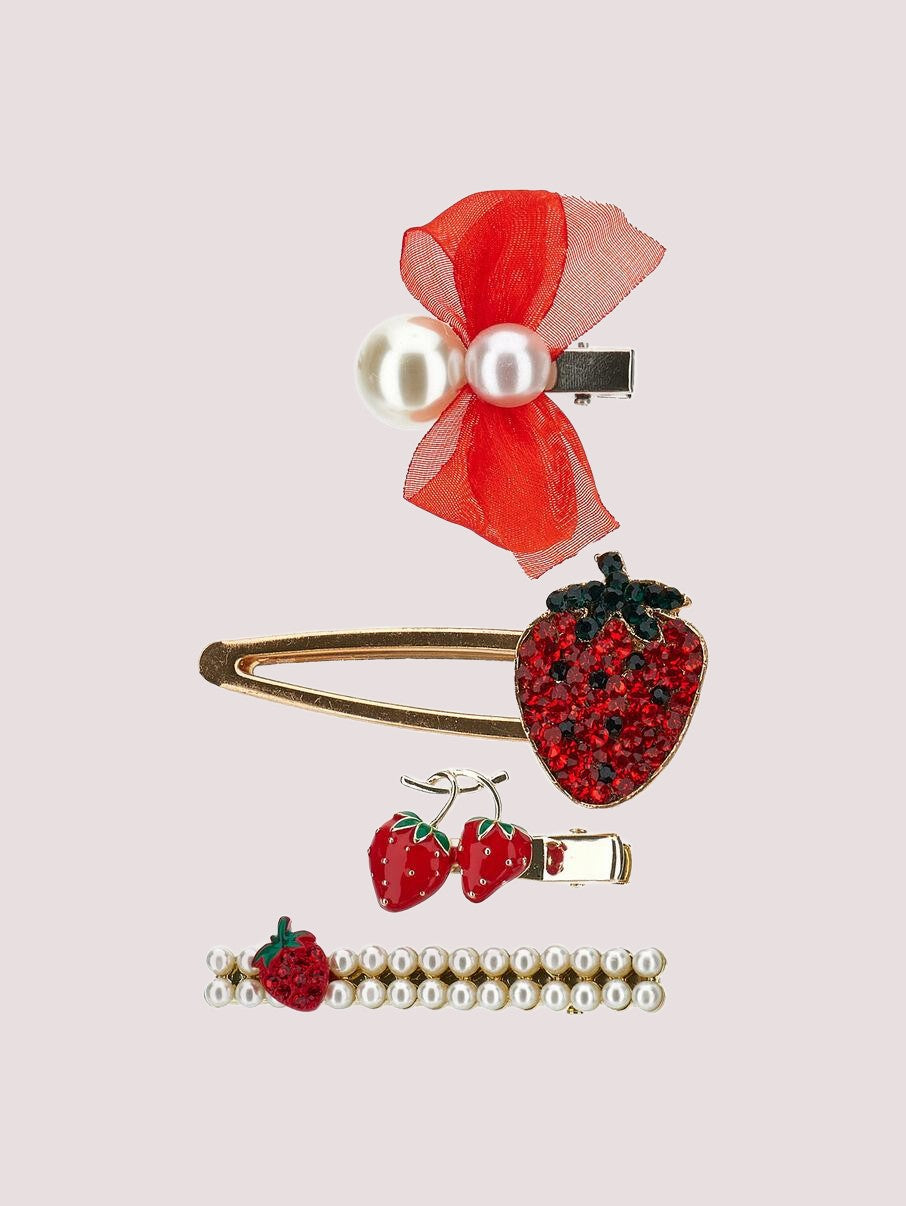 Fermagli Fragola & Perle 39G018 7759 /44 MONNALISA 