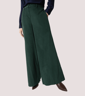 Pantaloni a palazzo in velluto di cotone 521SD25037 /S2509 ALESSIA SANTI 