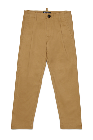 Pantaloni chino in gabardina DQ3024 D00XC /DQ721 DSQUARED2 JUNIOR 