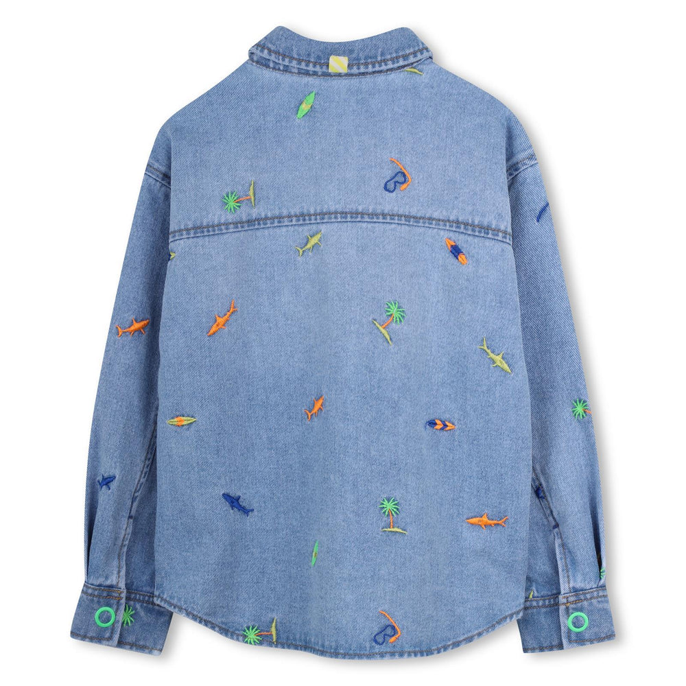 Giacca in denim con stampa U22185 /Z18 BILLIEBLUSH 