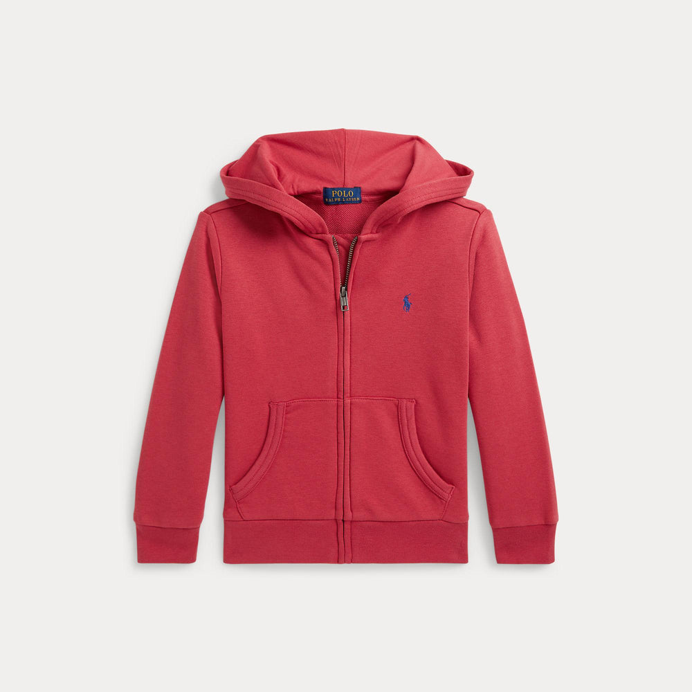 Felpa con cappuccio e zip intera in french terry 322964134 /503 POLO RALPH LAUREN 