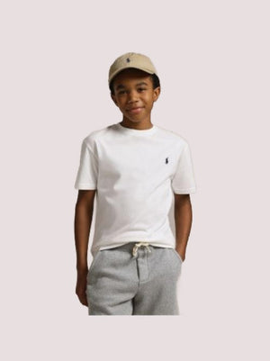 T-shirt in jersey di cotone con scollo a girocollo 323832904 /35 POLO RALPH LAUREN 