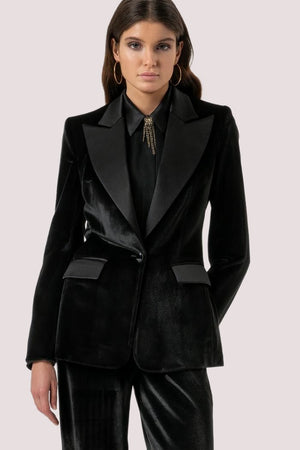 Blazer regular monopetto in velluto FQ25WJ2002W59601 /53 FRACOMINA 