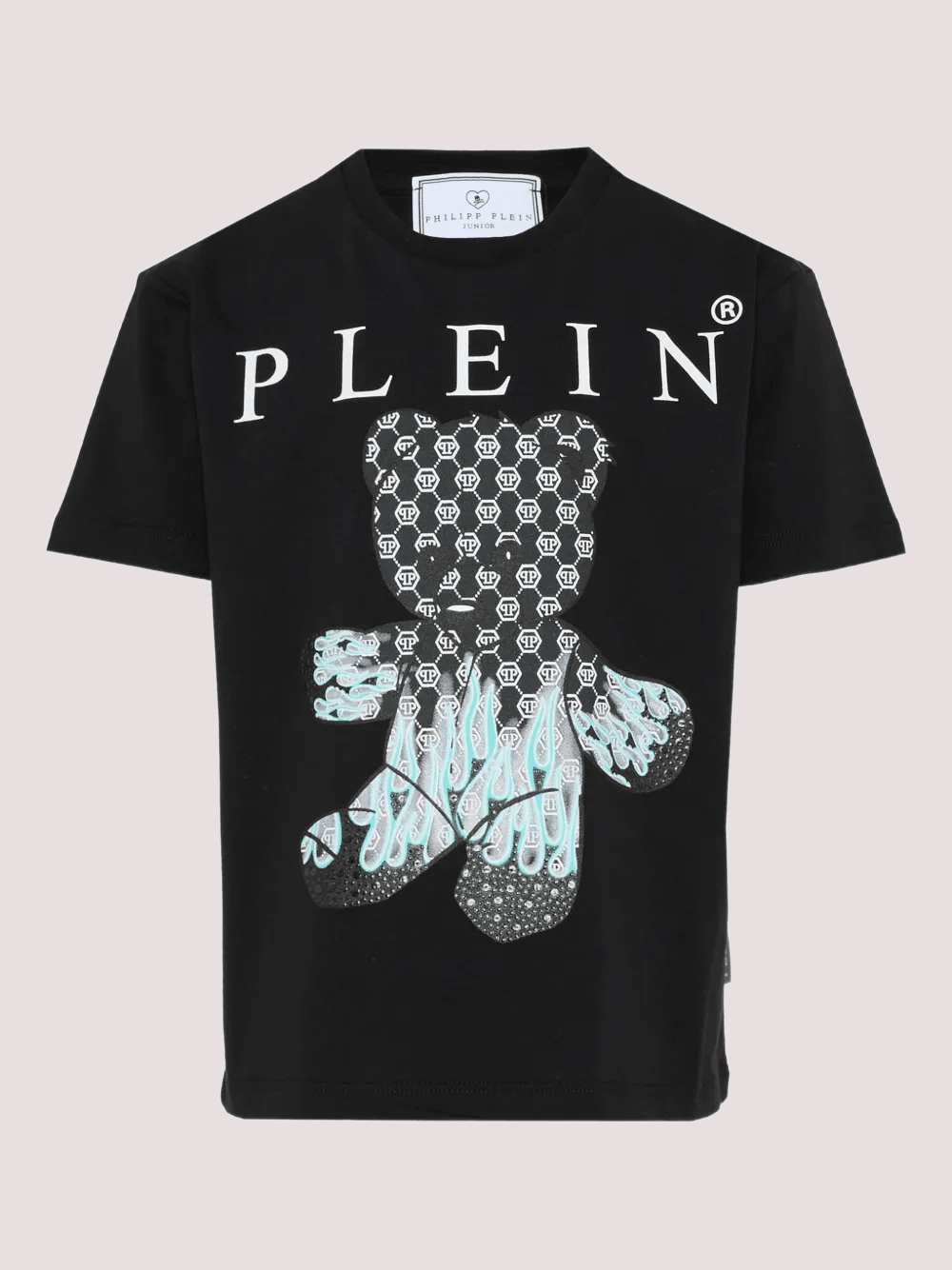 T-shirt in cotone con stampa Philipp Plein S6PHJBTH068 /110 PHILIPP PLEIN JUNIOR 