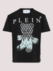 T-shirt in cotone con stampa Philipp Plein
