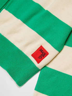 Cardigan a righe con logo MX0296 MX00Z /MX506 MAX&CO KID 