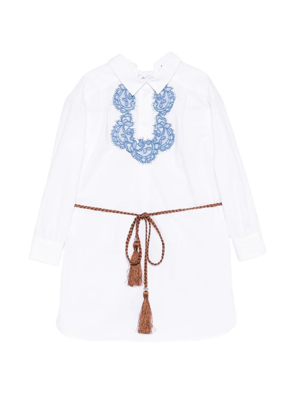 Abito con ricami Z1G901 7116 /9956 ERMANNO SCERVINO KIDS 