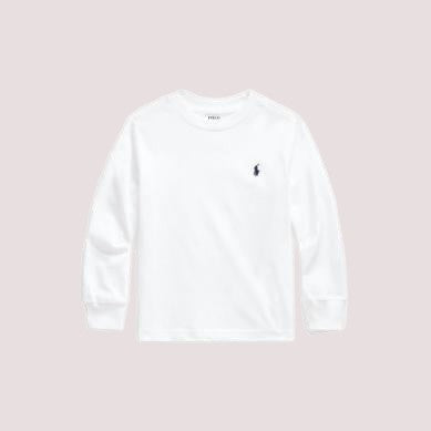 T-shirt a maniche lunghe in jersey di cotone 322843804 /4 POLO RALPH LAUREN 