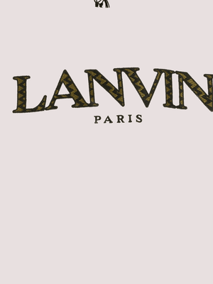 T-shirt avorio per bambino con logo N30283 /117 LANVIN 