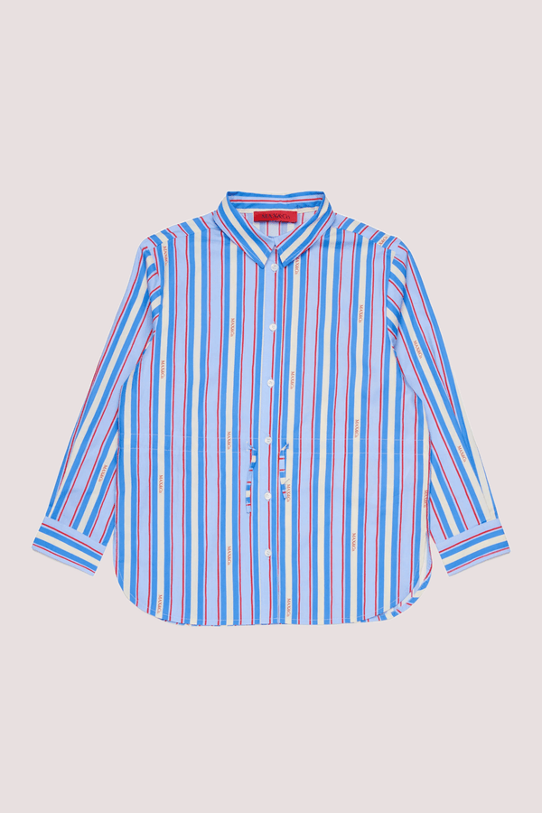 Camicia a righe con logo MX0291 MX01E /MX804 MAX&CO KID 